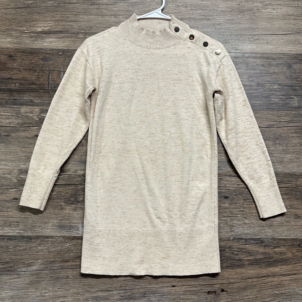 White House Black Market Beige Sweater